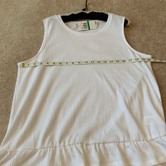 MICHAEL MICHAEL KORS LADIES WHITE BLOUSE LARGE NWT - Picture 14 of 16